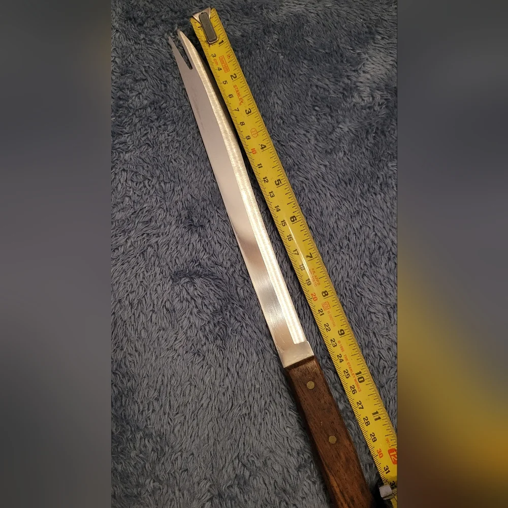 Ekco Eterna 2 Prong Vintage Fork Tip Slicer Knife 9